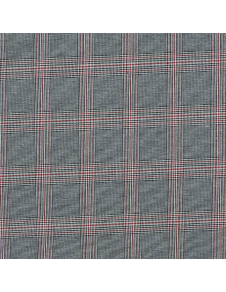 Scottish tartan fabrics in fashion - Black and red