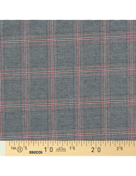 Scottish tartan fabrics in fashion - Black and red