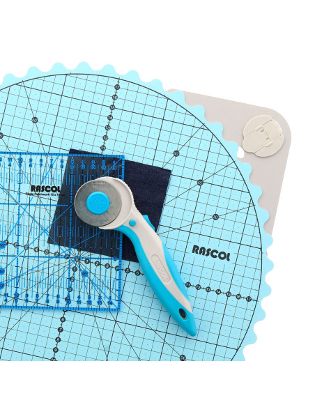 Rascol 35 cm lockable self-healing rotary cutting mat