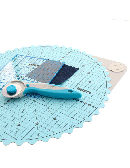 Rascol 35 cm lockable self-healing rotary cutting mat