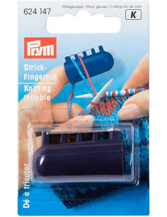 Knitting thimble with 4 yarn guides