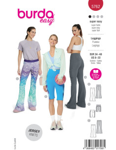 Leggings pattern - Burda 5762