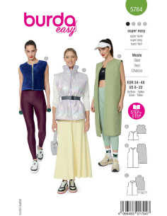 Vest pattern - Burda 5764