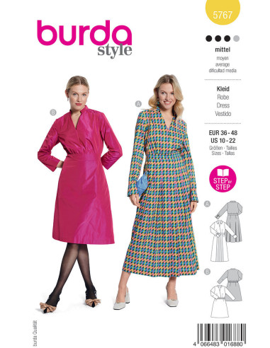 Dress pattern - Burda 5767
