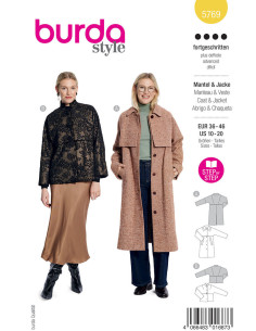 Coat and jacket pattern - Burda 5769