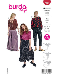 Blouse Pattern - Burda 5771