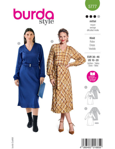 Dress pattern - Burda 5777