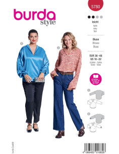Blouse pattern - Burda 5780