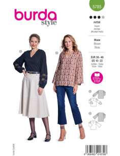 Blouse pattern - Burda 5785