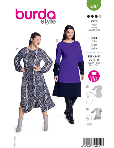 Dress pattern - Burda 5797