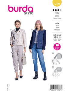Jacket pattern - Burda 5799