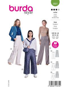 Pants pattern - Burda 5801