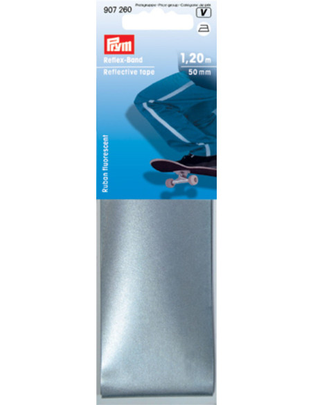 Iron-on fluorescent tape