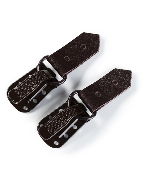 Fur coat clips - Brown