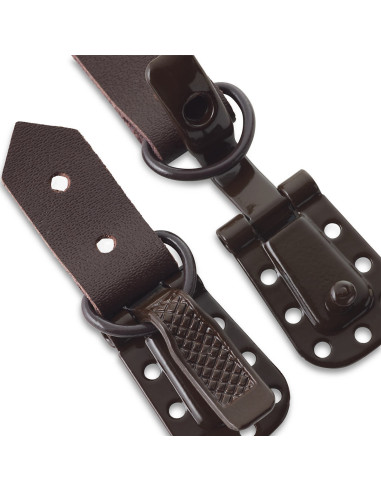 Fur coat clips - Brown