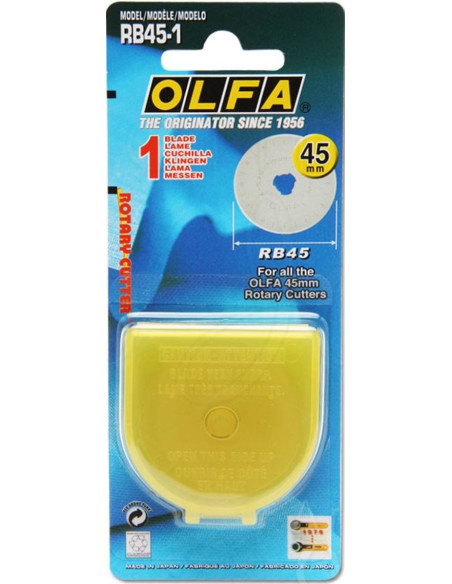 1 replacement blade for Olfa cutter - 45 mm
