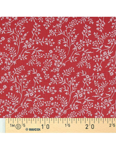 Double gauze fabric print - Taznak sandalwood and pink