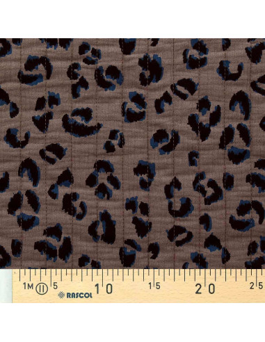 Quilted cotton fabric - Tawny taupe