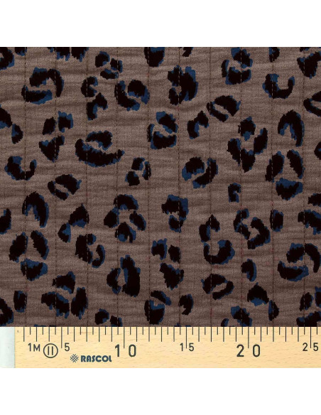 Quilted cotton fabric - Tawny taupe