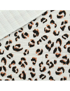 Quilted cotton fabric - Tawny ecru