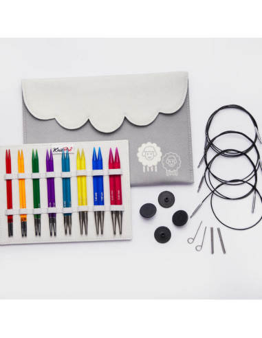KnitPro Deluxe Spectra Circular Knitting Needle Set