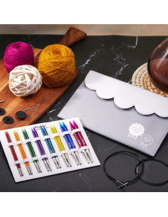 KnitPro Deluxe Spectra Circular Knitting Needle Set 2