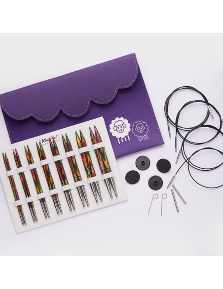 KnitPro Deluxe Symfonie Wood Circular Knitting Needle Set