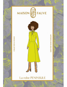 Peninsula Dress Pattern - Maison Fauve 2