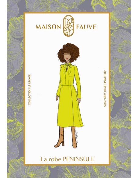Peninsula Dress Pattern - Maison Fauve