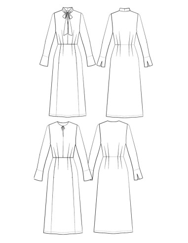 Peninsula Dress Pattern - Maison Fauve