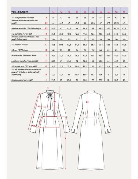 Peninsula Dress Pattern - Maison Fauve