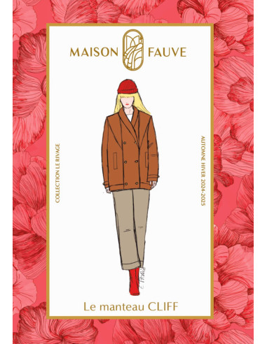 Cliff Coat Pattern - Maison Fauve