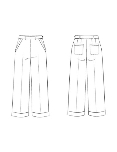 Recif Pants Pattern - Maison Fauve