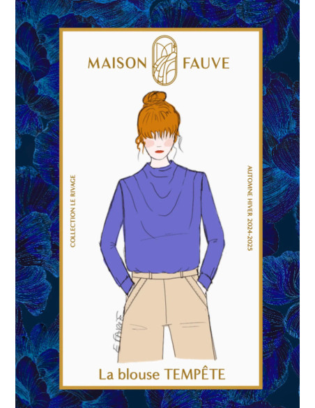 Storm Blouse Pattern - Maison Fauve