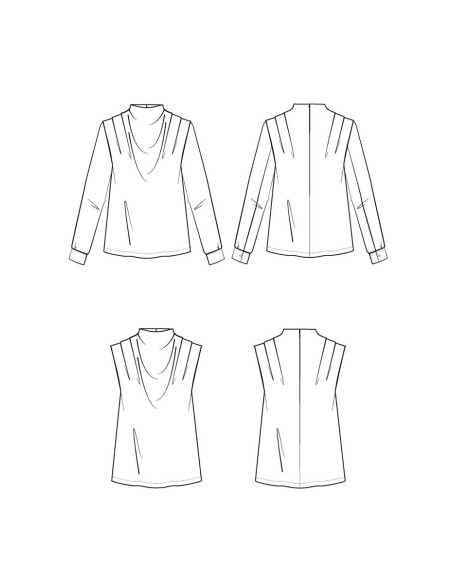 Storm Blouse Pattern - Maison Fauve