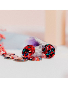 Pack of 15 buttons in bioresin 15 mm 4 holes - Beloved 2