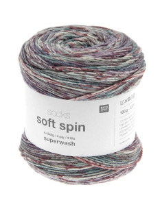 Soft Spin sock yarn by Rico Design
