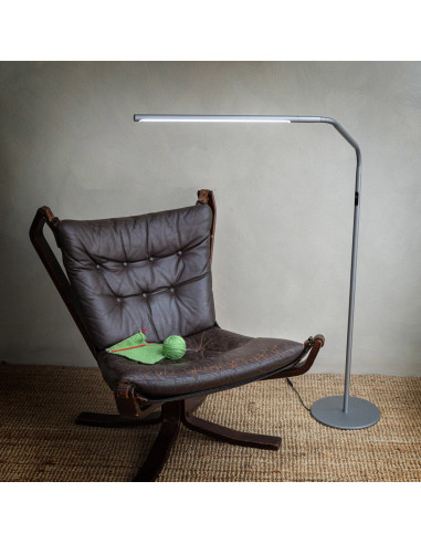 Daylight Slimline 4 Floor Lamp - Ice Grey