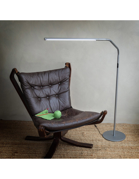 Daylight Slimline 4 Floor Lamp - Ice Grey