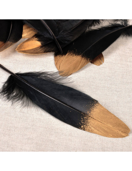 Set of 10 gold-finished pens - Black