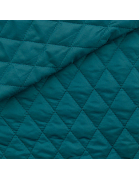 Quilted lining - Petrol blue