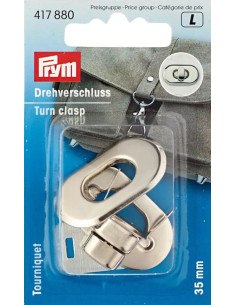 Oval bag turnstile - Silver