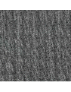 Medium gray wool tweed fabric for coat 2