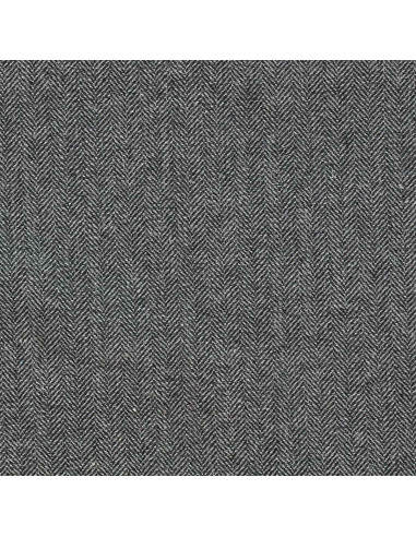 Medium gray wool tweed fabric for coat