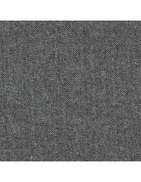 Medium gray wool tweed fabric for coat