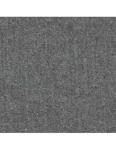 Light gray wool tweed fabric for coat