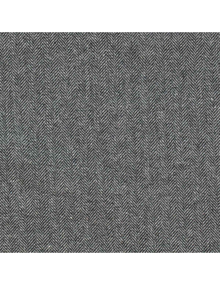 Light gray wool tweed fabric for coat
