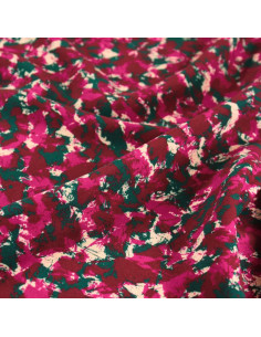 Granite Bordeaux Viscose Fabric - Églantine & Zoé