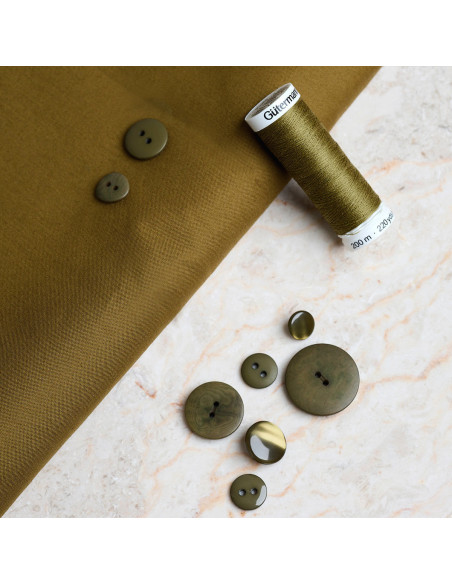 Water-repellent cotton fabric Trench Dreamy Twilight - Atelier Brunette