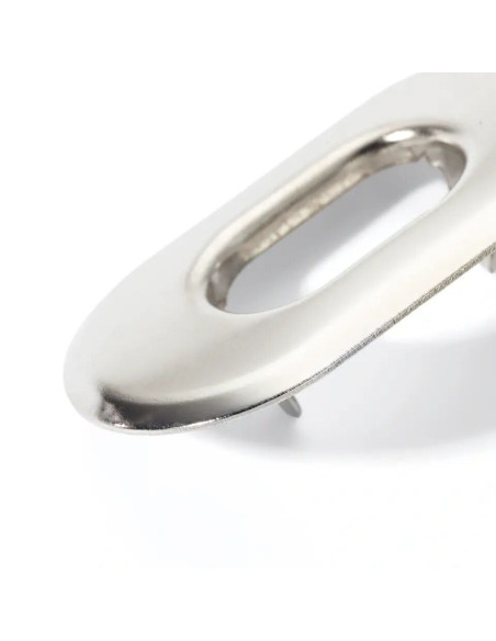 Oval bag turnstile - Silver